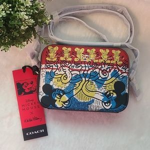 Coach Disney Mickey Mouse X Keith Haring Mini Camera Bag